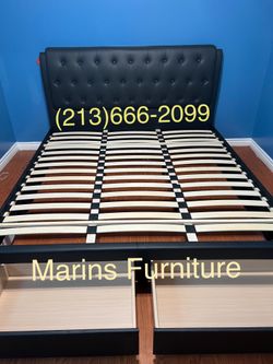 King Frame With Mattress