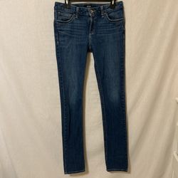 a.n.a Women's Deep Blue Skinny Jeans