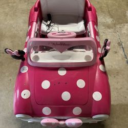 Disney Minnie Mouse Toy Convertible Car - Works Great!