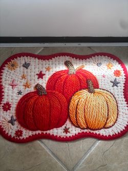 Fall Pumpkin Doormat – Like New
