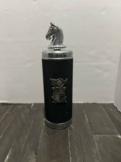 1950s Musical Decanter with Horse Head Stopper