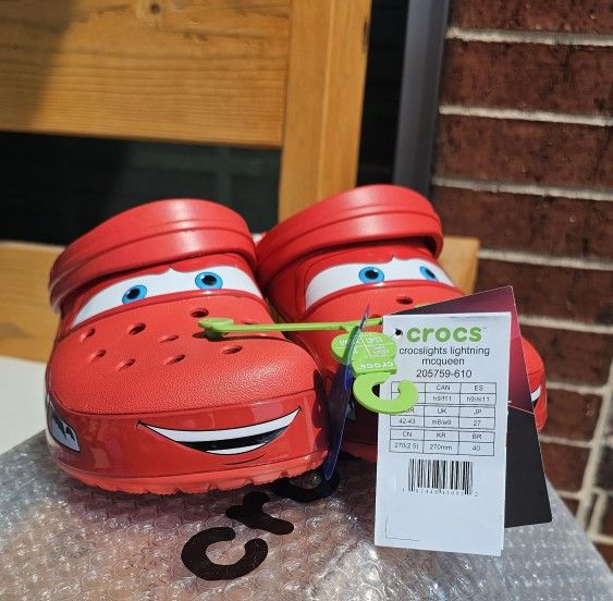 Lightning Mcqueen Crocs Adults FOR SALE! - PicClick