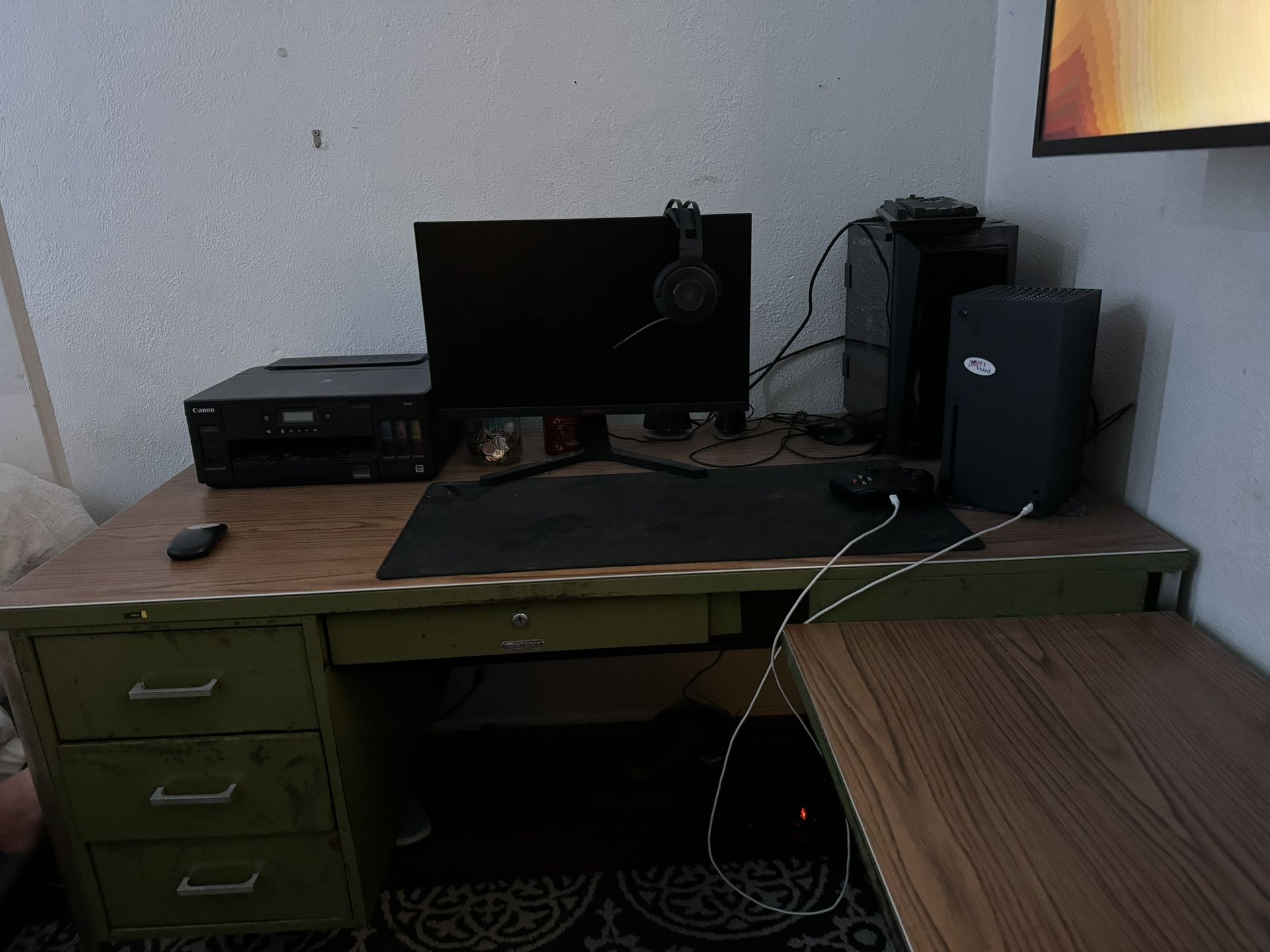 Vintage L Desk