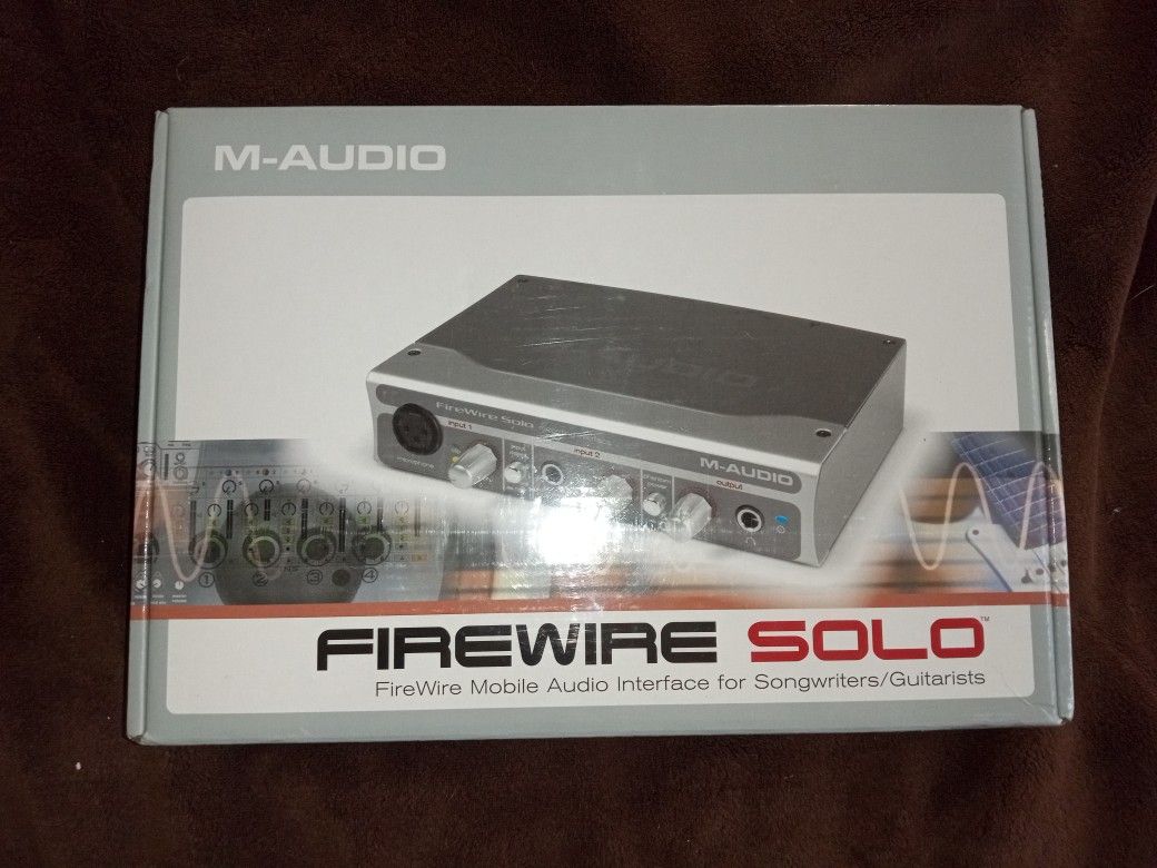 FireWire Solo Mobile Audio Interface For Songwriters/Guitarists 