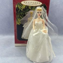 Bridal And Springtime Hallmark Barbie Ornament