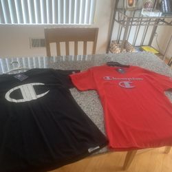 2 Brand new adult Champion T-Shirts  with tags 