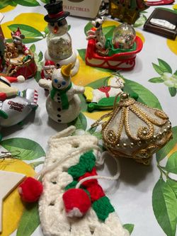 Christmas ornament lot