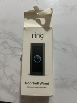 Ring Doorbell Wired – Smart Video Doorbell (like new / excellent condition)