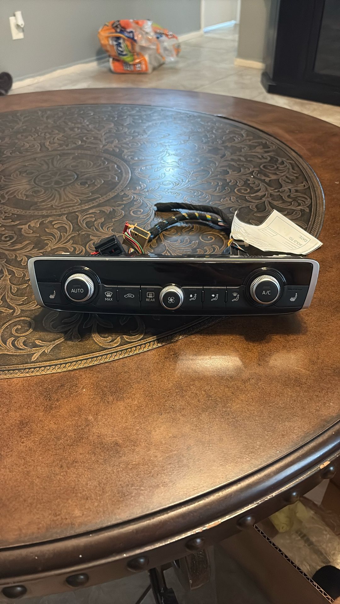 2016 Audi A3: Heat/AC Controller, Dual Zone With Heated Seats