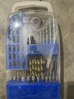 80 Piece Old Ryobi Drill Bit Set 
