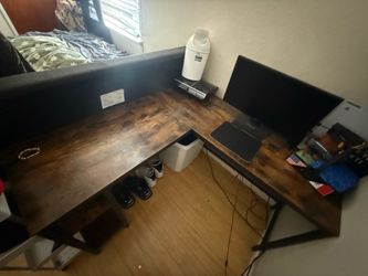 L shaped desk