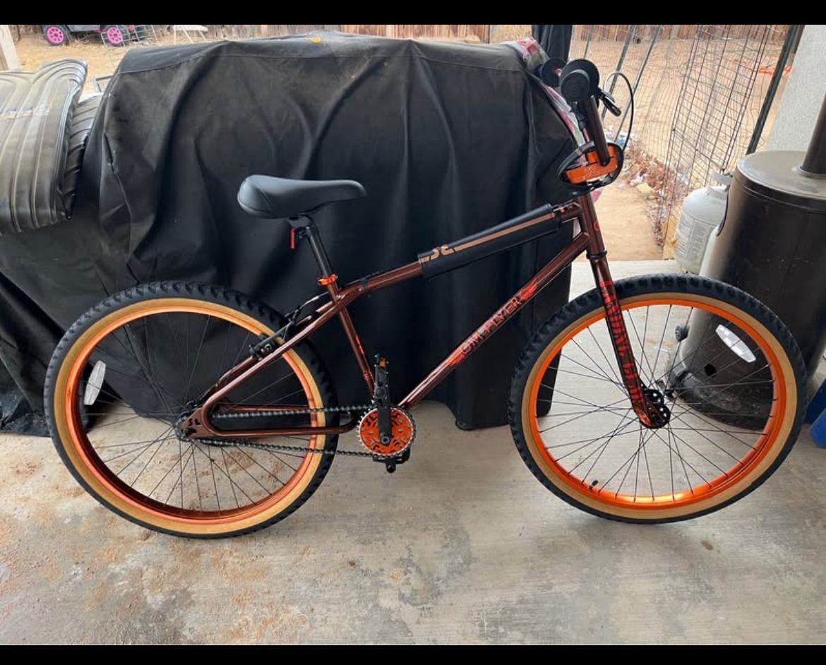 O.m Flyer Bicycle 26in Tires Root Beer Brown