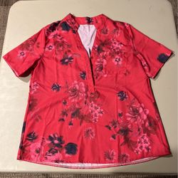 Clothing: Woman’s Flowery Blouse 