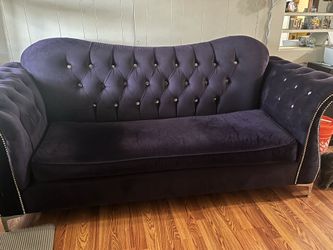 Purple couches
