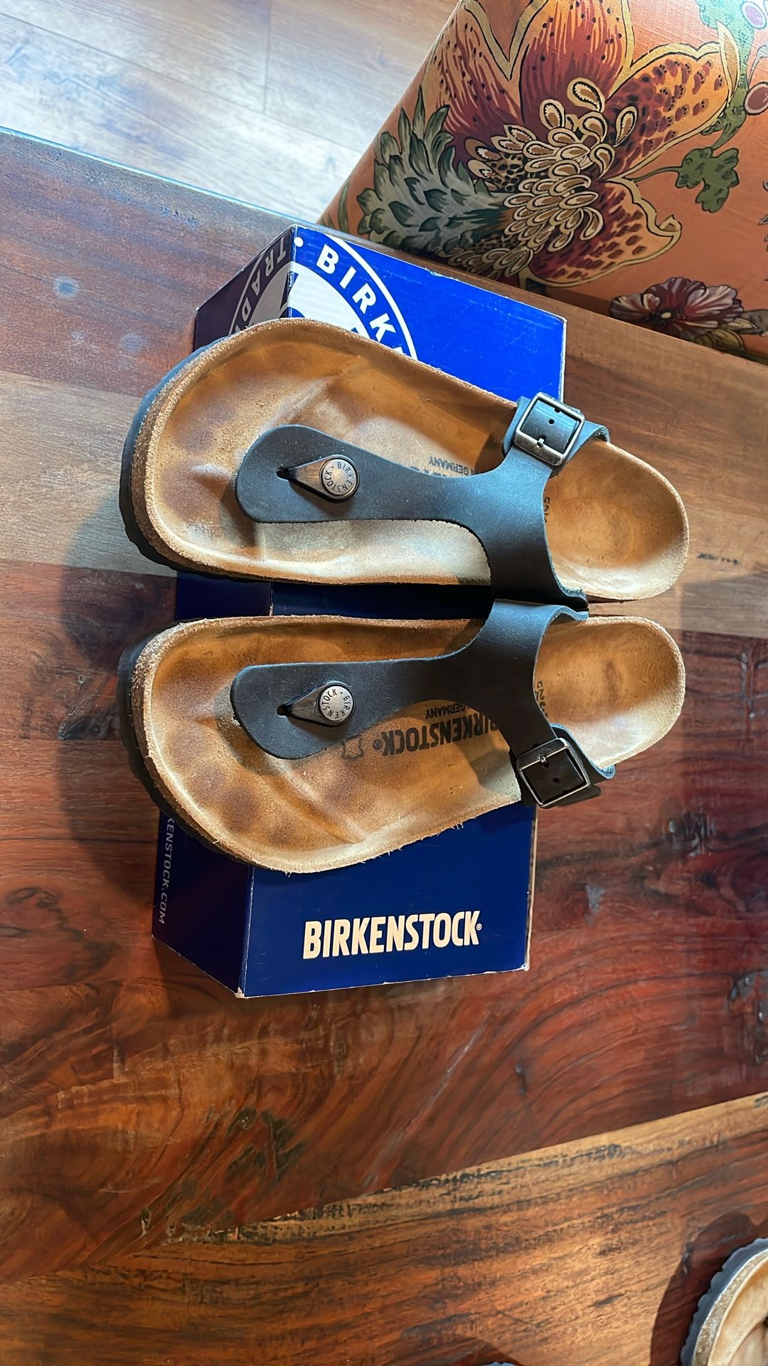 Birkenstock Gizeh Thong Oil Rubbed Leather 38