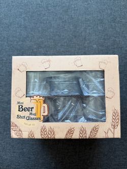 New Mini Beer Mug Shot Glasses