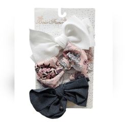 Danbar Global Set of 3 Head Bows New Floral Trio 