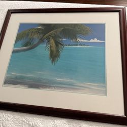 Beautifully Framed Beach Print