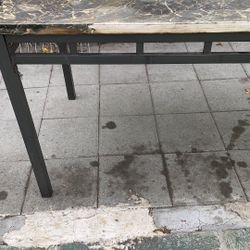 Old Table Metal Frame 48x30x30 Inches 