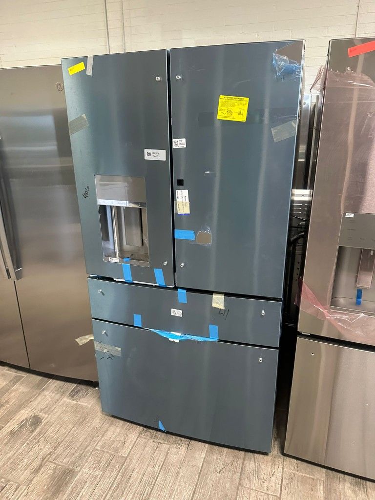 GE Profile New! 2024 French Door Refrigerator highest end GE Fridge! With honeycomb lighting!