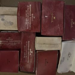 Handmade Limited Edition Hallmark ornaments 