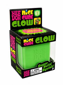 NeeDoh Green Glow Cube – Free Shipping