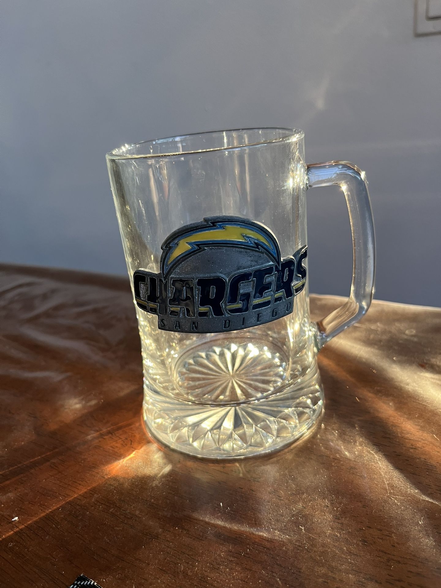 Chargers, Glass Mug