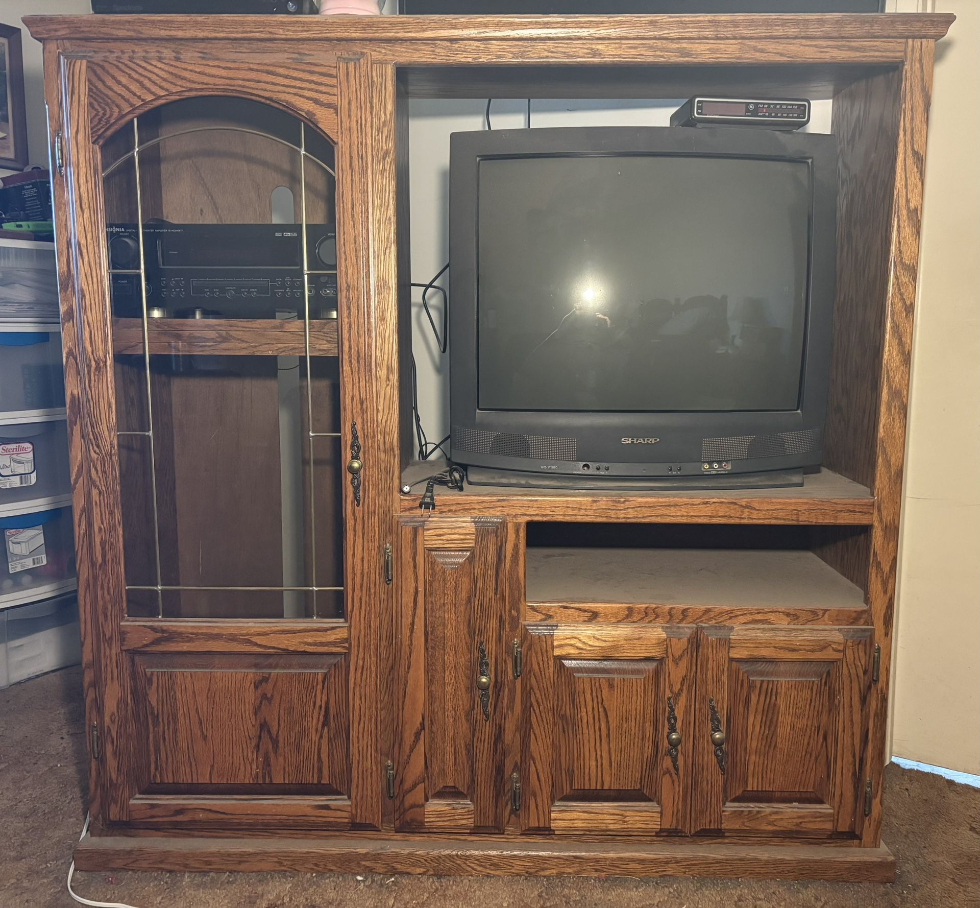 Oak Entertainment Center