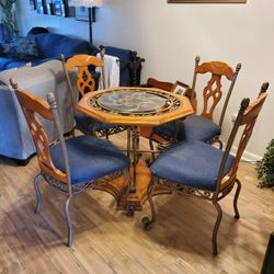 Sturdy Table and 4 Chairs