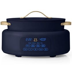 Electric Multi-Cooker 10 in 1, 6 Qt, in Black Sesame by Drew Barrymore