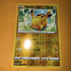 Pikachu 065/202 Reverse Holo SWSH01: Sword & Shield Base Set
