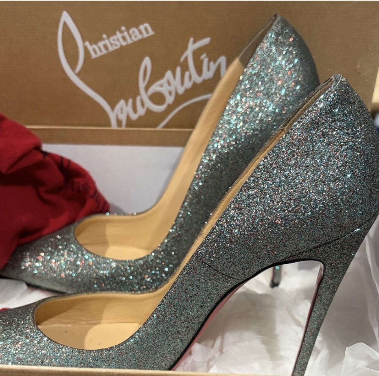 Sparkly Christian Louboutin Heels 