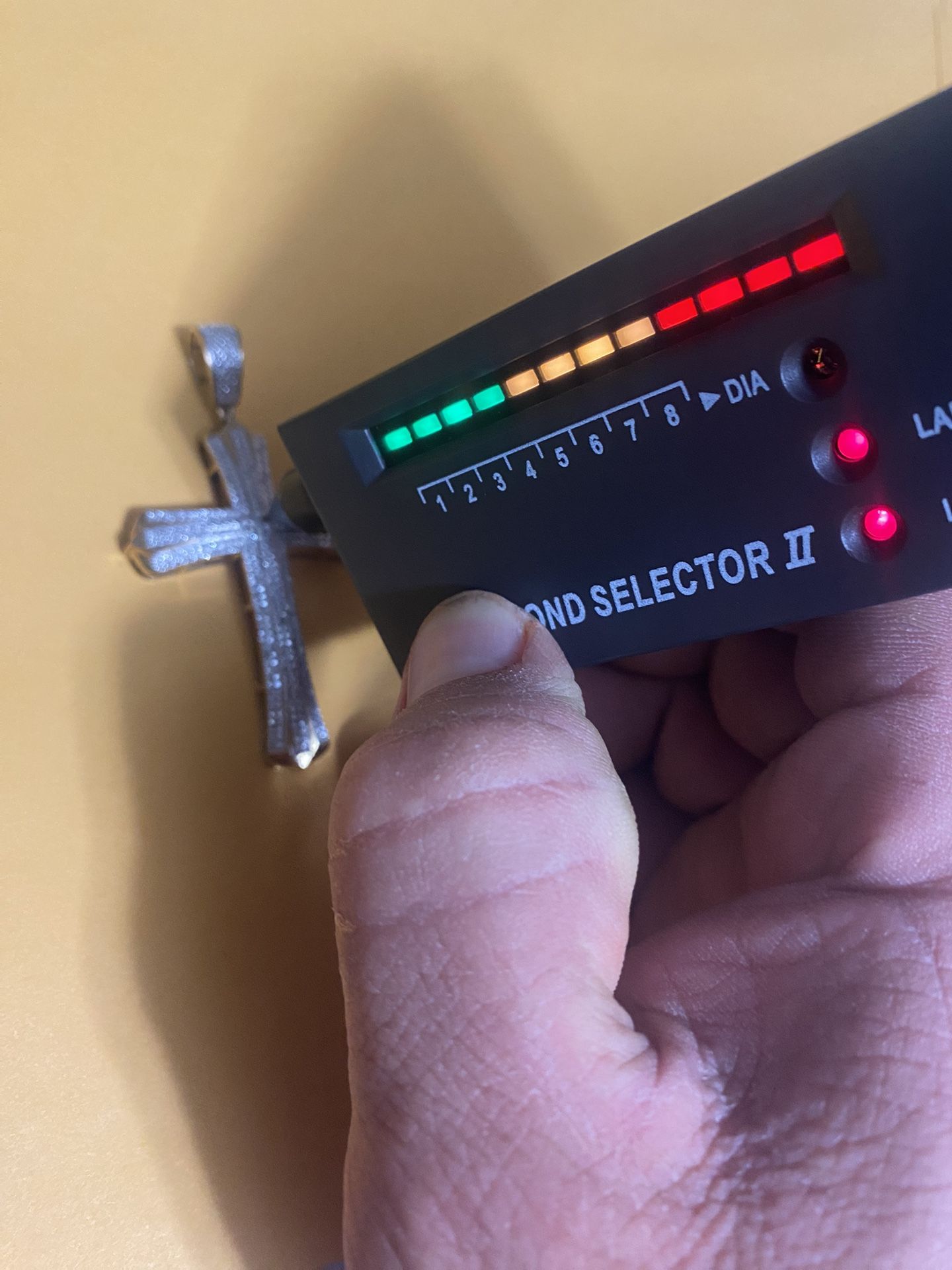 1/5 CT. T.W. Diamond Multi-Row Cross Necklace Charm in 10K Gold, the regular price is $1500, I’m only asking for $700, firm price.