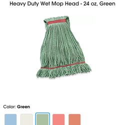 Heavy duty wet mop