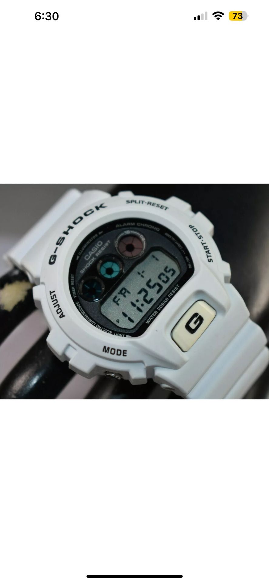 G-SHOCK CASIO 3230 ホワイト G-SHOCK 3230/3232 ホワイト CASIO