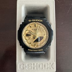 G-Shock 2100 Series GA2100GB-1A - Gold & Silver