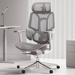 Hbada E3 Air Ergonomic Office Chair, Big and Tall Office Chair - with 3-Zone Dynamic Lumbar Support, 3D Adjustable Headrest, 3D Adjustable
