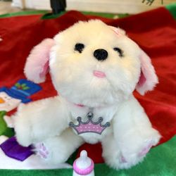 Little Live Pets Tiara My Dream Puppy with milk bottle