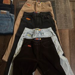 Empire Skate Pants And 1 Pair Of 501  