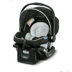 Graco SnugRide Lite LX Infant Car Seat, Rear-Facing, Lightweight, Adjustable Base, Easy Install, Studio