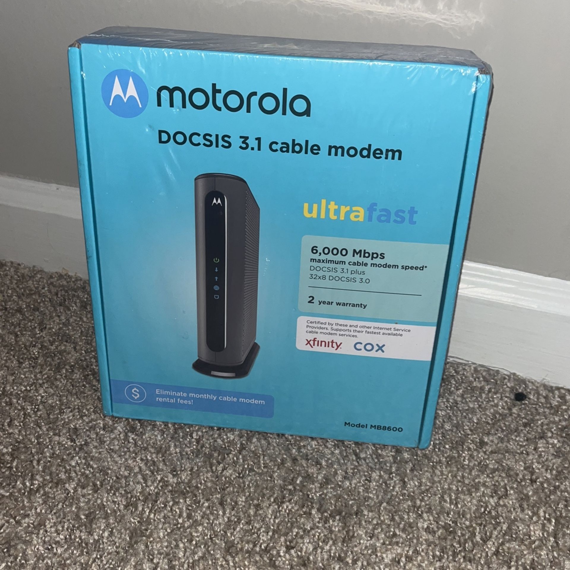 Motorola DOCSIS 3.1 cable modem