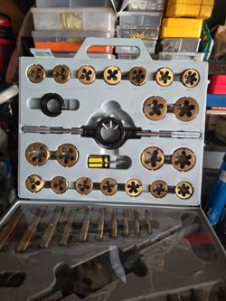 Pittsburgh 45 piece Titanium Nitrite Tap &Die
