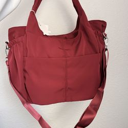 Lightweight Waterproof Tote Bag Multi-Pocket Crossbody Handbag