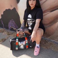 Mexico Flag Duffle Bag Waterproof 