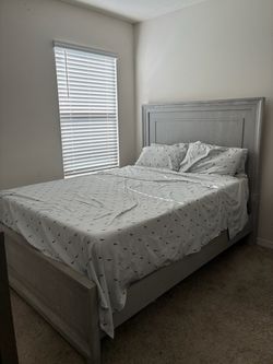 Light Gray Bed-frame