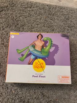 Sun Squad Inflatable Dinosaur Pool Float