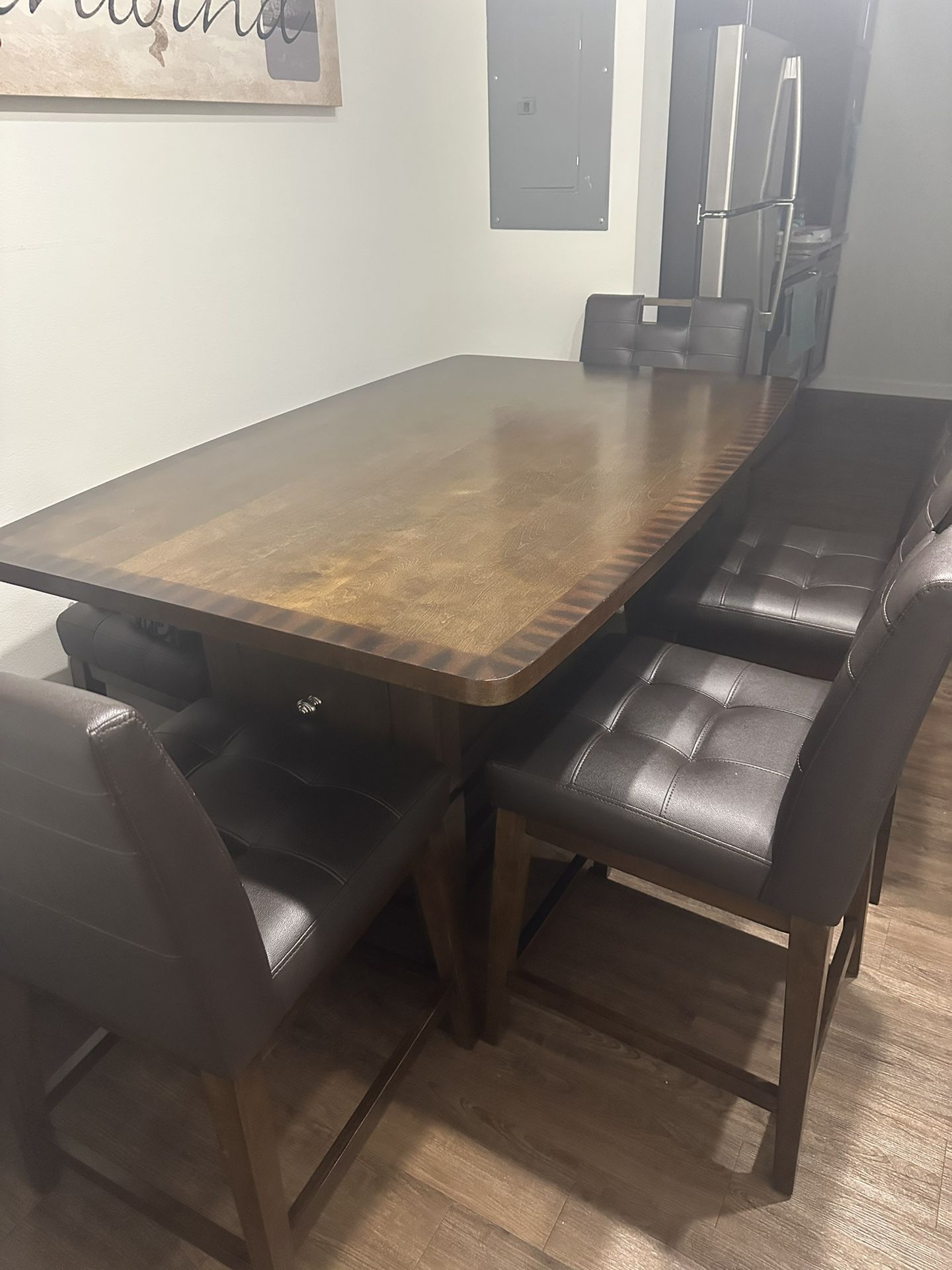 High Top Wood Table