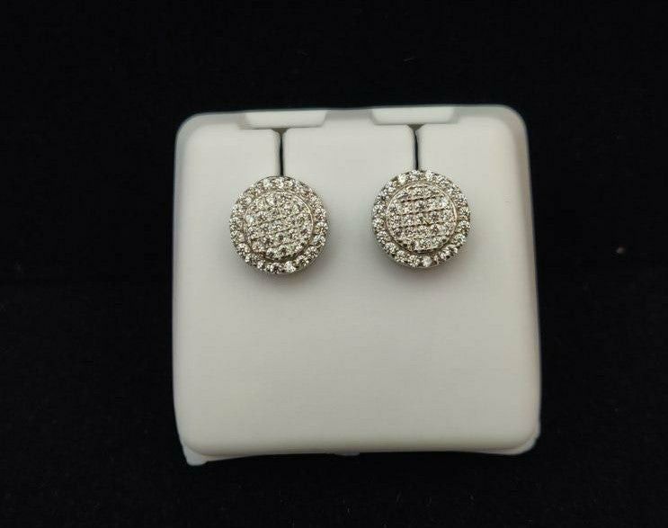 925 Silver Natural Diamond Earrings 