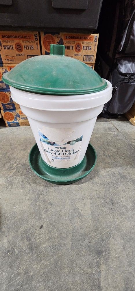 Large Bird Waterer Chicken Fowl Duck