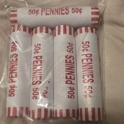 Lincoln Cent Bank Rolls